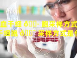 造血干细 🕷 胞采样方式（造血干细胞 🐯 采样方式是什么）